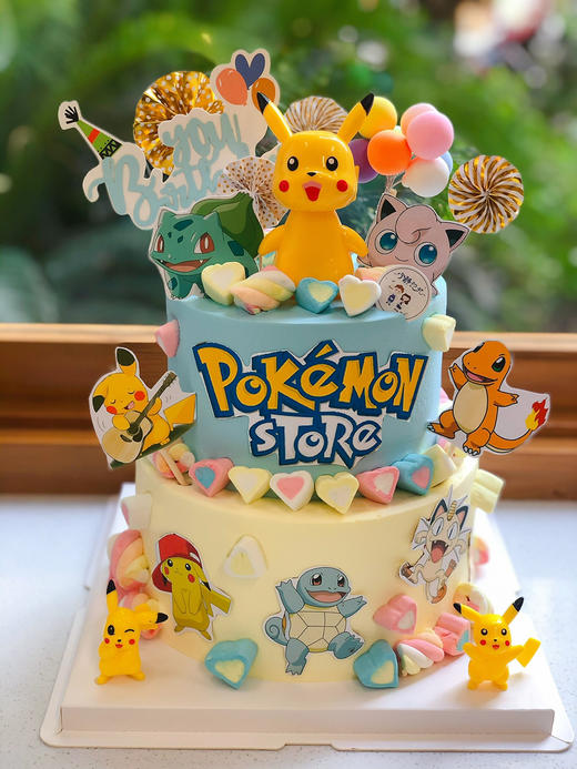 双层皮卡丘奶油蛋糕 下单前请仔细阅读商品详情 商品图1