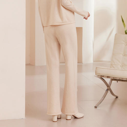 馥迦新中式温柔盘扣羊毛裤 商品图4