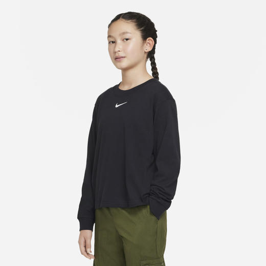 NIKE 秋 大童 长袖T恤 DV0575 商品图1