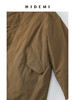 HIDEMI 立领极简大廓形口袋边翻式设计感长款大棉服 商品缩略图3