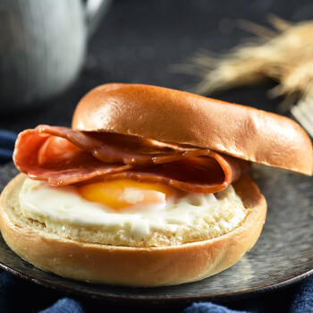 西厨贝可原味贝果面包520g/8个 代餐低脂饱腹儿童早餐空气炸锅半成品 商品图3