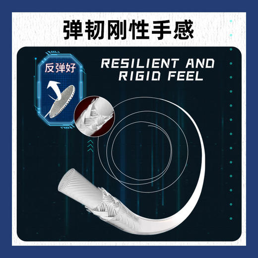 的幸黄厂浪凎网线羽线综合型10m耐打弹力控制型拍线 商品图3