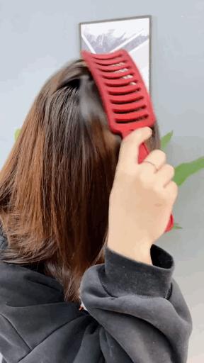 【家居百货】🔥中国红🇨🇳蓬松按摩排骨梳！💰9.9搞定高颅顶！  一把梳子这么大的魔力 ！ 商品图1