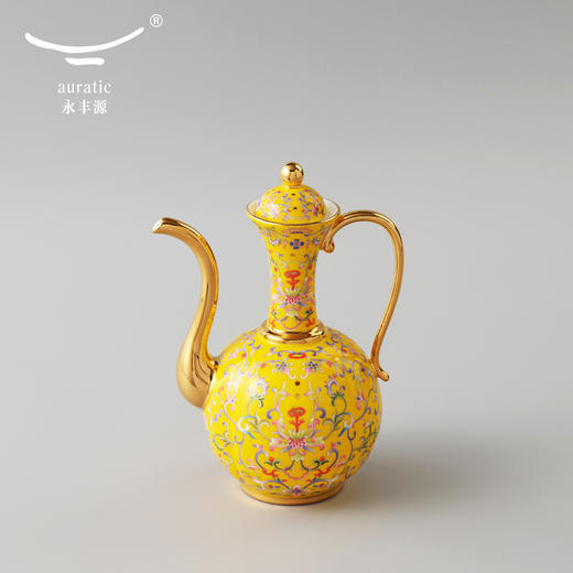 【国瓷·永丰源】新宫廷瓷10头陶瓷酒具组套 烈酒杯白酒壶珐瑯彩 商品图4