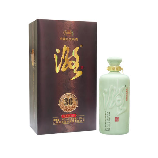 潞酒窖藏三十年    53°   清香型    750ml    产地山西长治  2013年罐装 商品图0