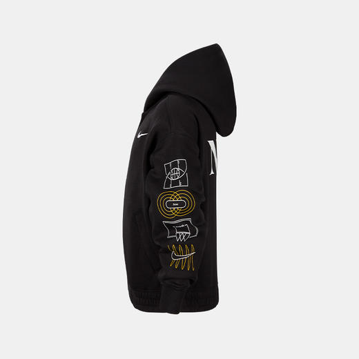 Nike 大童加绒全长拉链开襟连帽衫 FV8447 商品图2