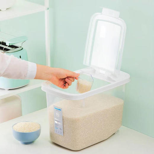 茶花  米桶  欧铂兹*翻盖米桶 10KG  012003 商品图3