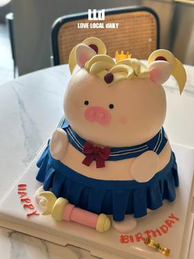 美少年壮士 · 奶油霜蛋糕（翻糖工艺耗时，请提前至少一天预定哦）