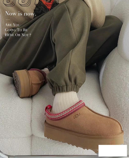 塔茨tazz民族风羊皮毛一体雪地靴 商品图7