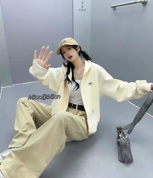 女带帽卫衣外套66716 商品图0