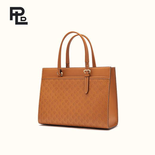 保兰德PLD东方雅奢经典系列加薪包3号单肩手提包托特包头层牛皮通勤必备女包 商品图1