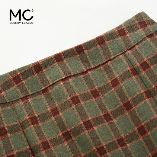 呢料格子半裙-3179Q3242517 商品图1