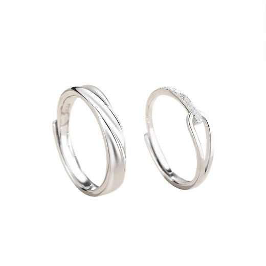 【鲁伯特之泪】S925银情侣戒指【JHY-C000371B】 商品图4