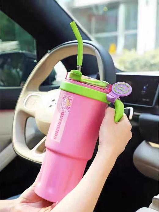 保温杯优仅能量杯大容量巨无霸保温杯女生高颜值保冷冰霸水杯UU能量杯1200ML 商品图2