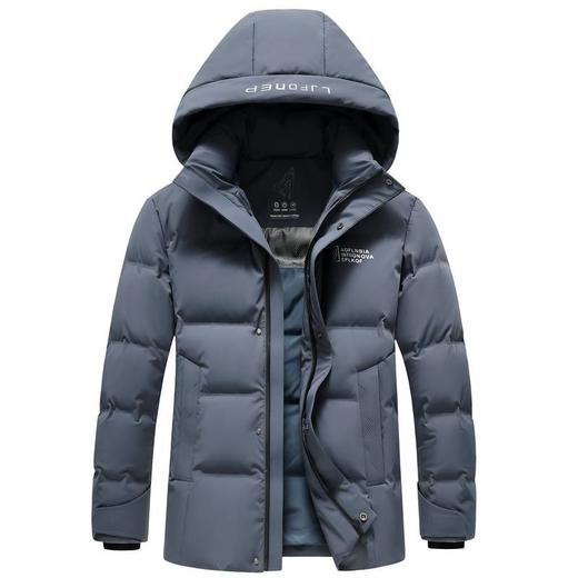 圣得西男装鹅绒保暖时尚印花连帽加厚羽绒服2362942739 商品图3