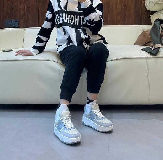 现货 THS 10.28-限时 土豆丝 淑女活力小白鞋 轻质厚底休闲运动鞋 4色 BZ1121 商品图2