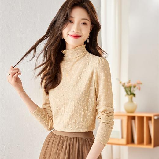 半高领内搭新款打底衫，显瘦上衣外穿ZY-275 商品图0