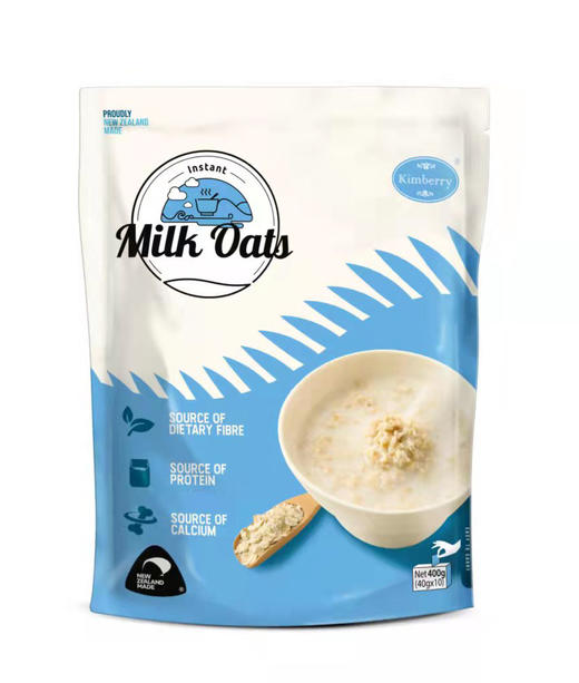 【1袋/3袋】Kimberry可每日不加糖牛奶燕麦片400g A-1062 商品图4