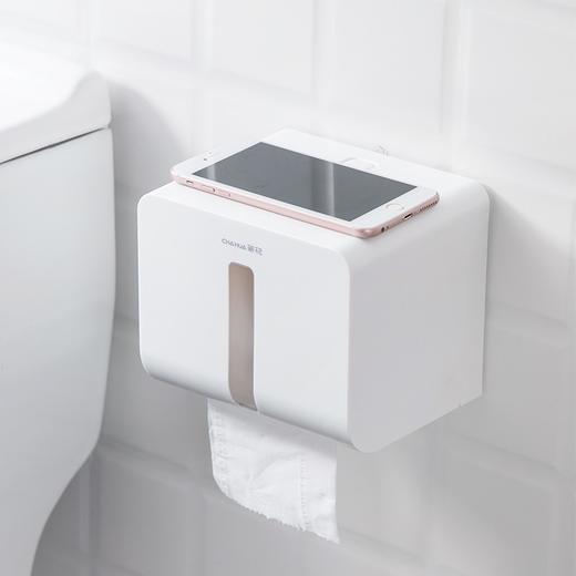 茶花  收纳架  卡卡乐强力免打孔吸壁纸巾收纳架  255004 商品图1