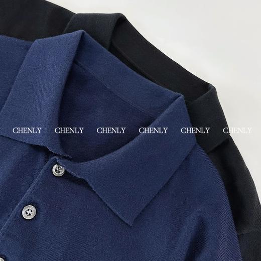 不退不换！不退不换！尘衣｜细腻美丽诺羊毛基础POLO衫 商品图4