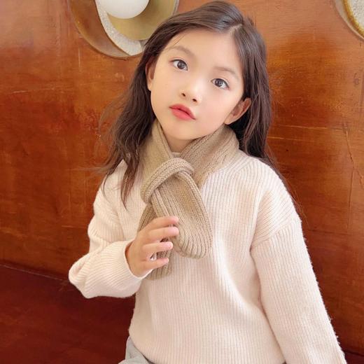 【宝宝围脖！亲肤舒适】婴儿围巾秋冬季，保暖脖套ins针织毛线0-1-2岁儿童，毛线针织，温暖无比，松软贴肤，幼嫩脖颈尽享呵护，具有良好的弹性和透气性 商品图5