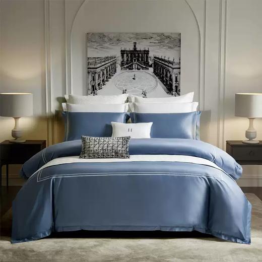 康尔馨2023新款全棉四件套100支GIZA94埃及棉纯棉轻奢床笠款床单 商品图0