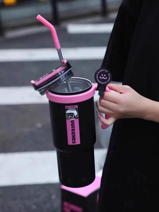 保温杯优仅能量杯大容量巨无霸保温杯女生高颜值保冷冰霸水杯UU能量杯1200ML 商品图3