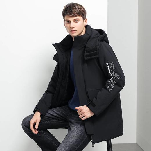 圣得西男装情侣款连帽加厚鸭绒保暖羽绒服2362942748 商品图2