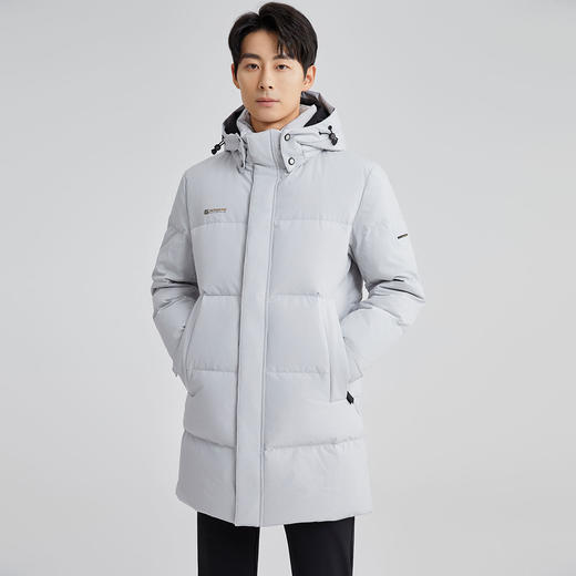 圣得西男装中长款可拆卸连帽加厚羽绒服2362942763 商品图3
