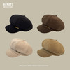 「四色可选！英伦风八角帽」显脸小英伦风八角帽女秋冬韩版复古文艺报童画家帽鸭舌贝雷帽配饰 商品缩略图0