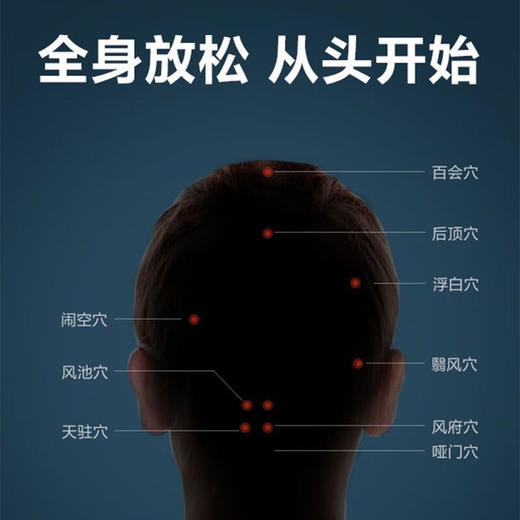 SKG 头部按摩器BC3全自动按摩仪多功能头皮按摩疏通穴位神器 石灰白 商品图3
