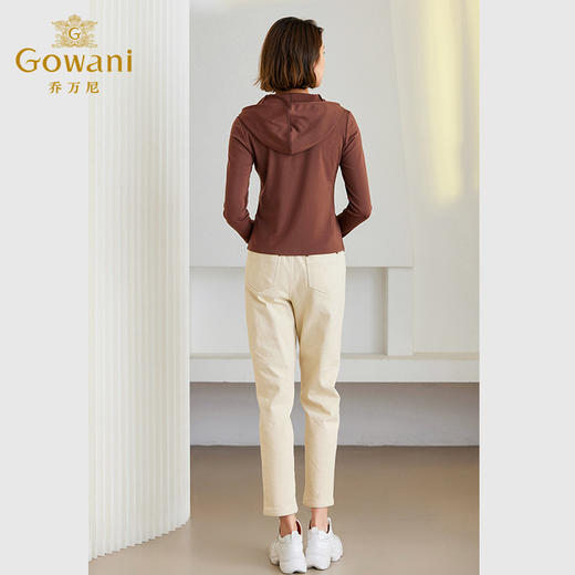 Gowani乔万尼冬季新款上衣商场同款连帽减龄设计ET4C820805 商品图3