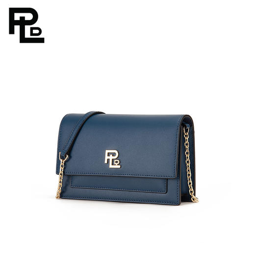 保兰德PLD东方雅奢经典系列单肩斜链条包小方包头层牛皮通勤必备女包 商品图1