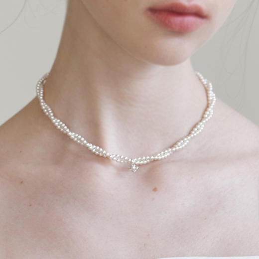 Winy925纯银流动空间项链送女友闺蜜节日生日礼物 商品图7