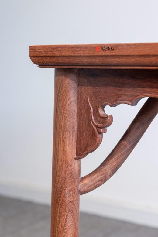 红桥红  家具严选  缅甸花梨（大果紫檀）【石面 如意壸门垂手配小棋桌】 商品图2