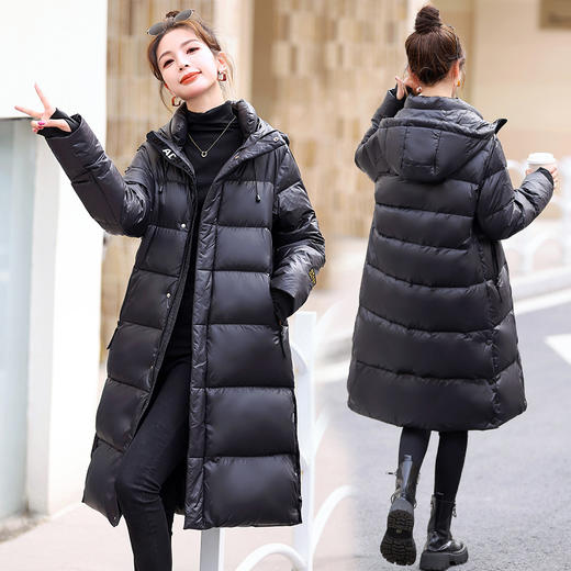 百搭黑金羽绒服，时尚气质外套HR-BX2333 商品图0