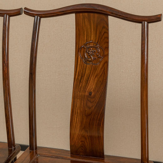 二十世纪 红木螭龙纹灯挂椅成堂（一堂四只） 商品图1