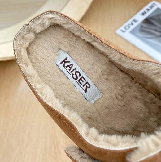 意大利凯撒KAISER文艺复古百搭勃肯半拖鞋（8065棉半拖） 商品图7