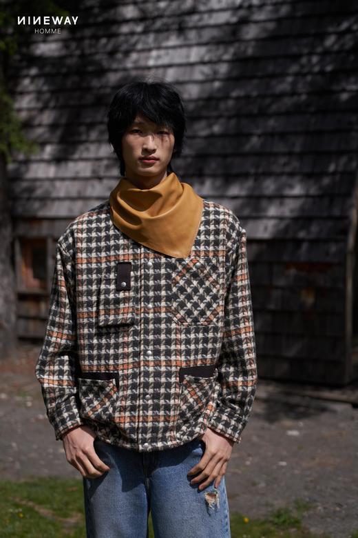 528705经典千鸟格夹克 商品图2