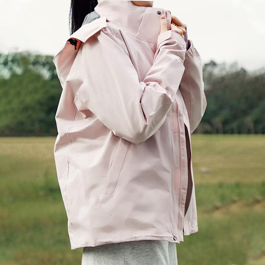 【含90%鸭绒】三合一防风防雨可拆卸羽绒内胆冲锋衣- 一衣两穿-帽子可拆 商品图1