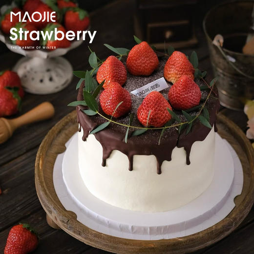 草莓蛋糕ST 4号（草莓+草莓酱夹心）时价s 商品图0