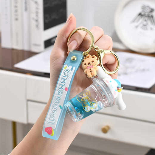 正版三丽鸥四大明星甜蜜小物入油钥匙扣 商品图3