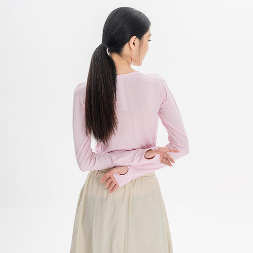 【针织】圆领打底运动长袖上衣 商品图2