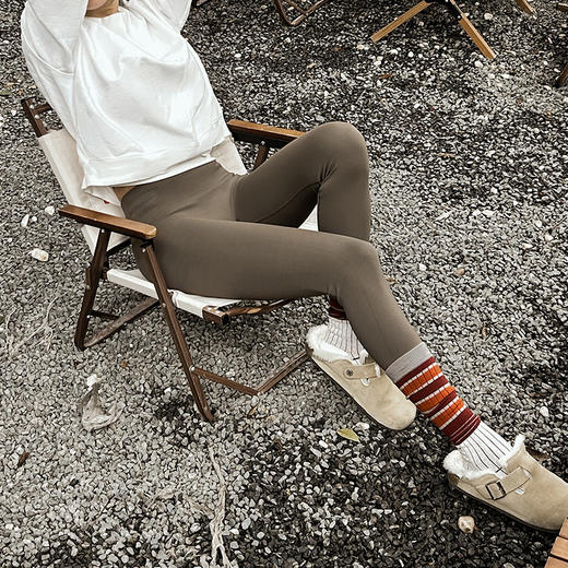 【远红外科技面料】无T线火山加绒自热瑜伽裤 商品图0