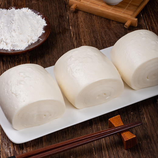 【包邮套餐】祐康实惠装800g葱油大花卷/刀切大馒头*3包 商品图6