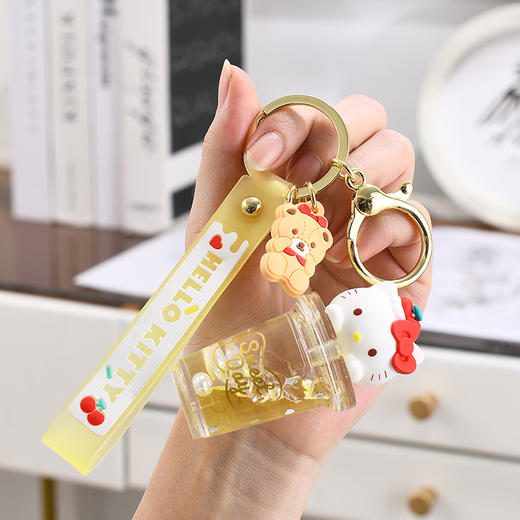 正版三丽鸥四大明星甜蜜小物入油钥匙扣 商品图1