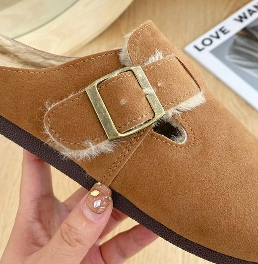 意大利凯撒KAISER文艺复古百搭勃肯半拖鞋（8065棉半拖） 商品图6