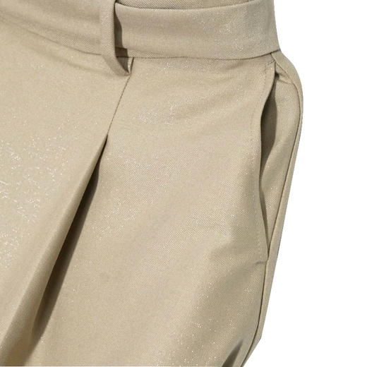 VIVIAN LIU薇薇安刘R2344002秋女装新款腰部腰带斜插兜大A摆中裙 商品图3