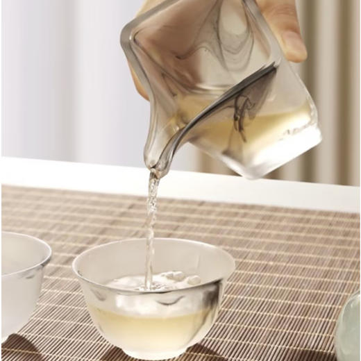 璃匠 水墨丹青琉璃茶具套装高档泡茶壶盖碗茶杯功夫家用客厅办公室送礼盒装 商品图5
