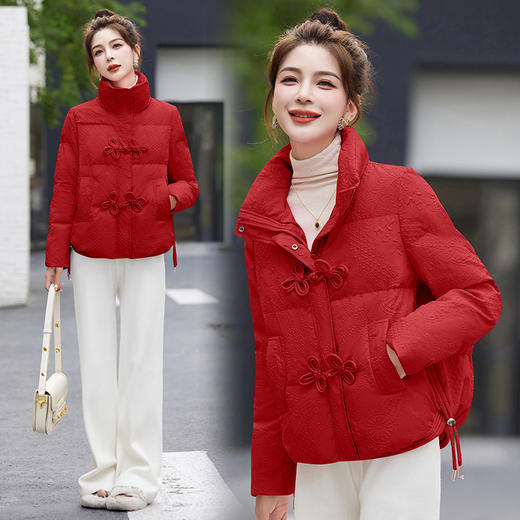 冬季新款，潮流时尚气质盘扣门禁棉衣HR-SNX2865 商品图9